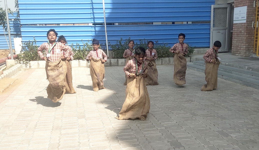 Sports competition - Sack Race